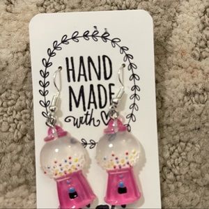Gum ball machine earrings